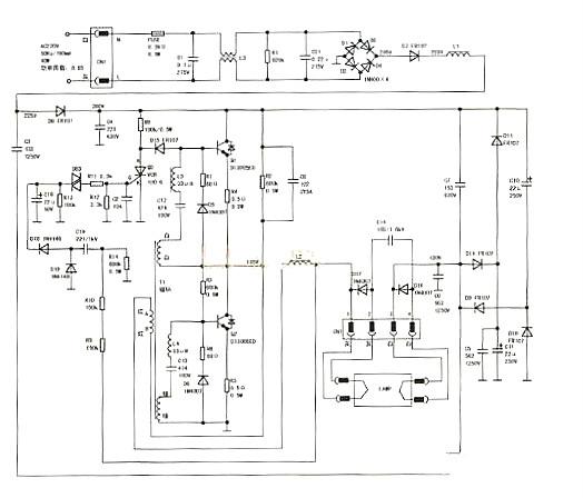 電子鎮流器電路圖