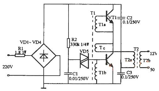 鎮(zhèn)流器,電子鎮(zhèn)流器,電路