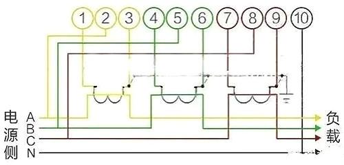 電表接線(xiàn)圖