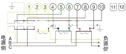 電表接線(xiàn)圖