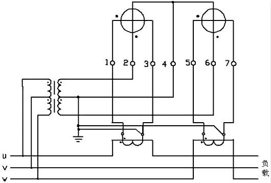 三相電表接線(xiàn)圖