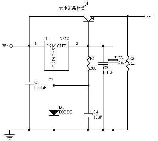 7812穩壓電源電路圖-7812穩壓電源詳解-7812詳細中文資料-KIA MOS管