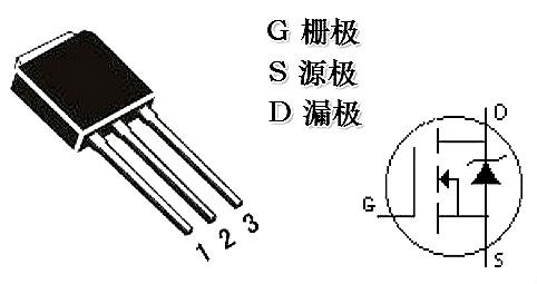 場(chǎng)效應管管腳圖接線(xiàn)圖