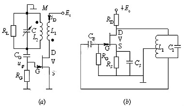 雙場(chǎng)效應管振蕩電路圖