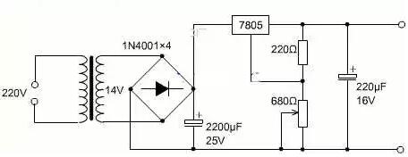 穩壓電源電路圖