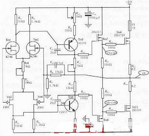 場(chǎng)效應管放大電路圖