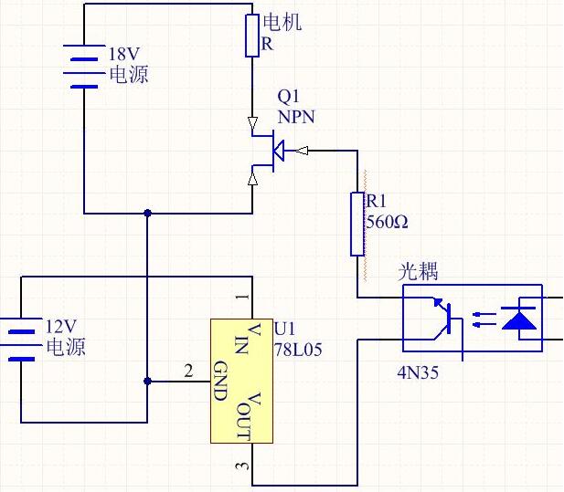 mos管驅動(dòng)電機電路圖