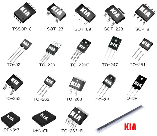 500V 600V MOS管型號規格參數選型表及MOS管品牌供應商-KIA MOS管