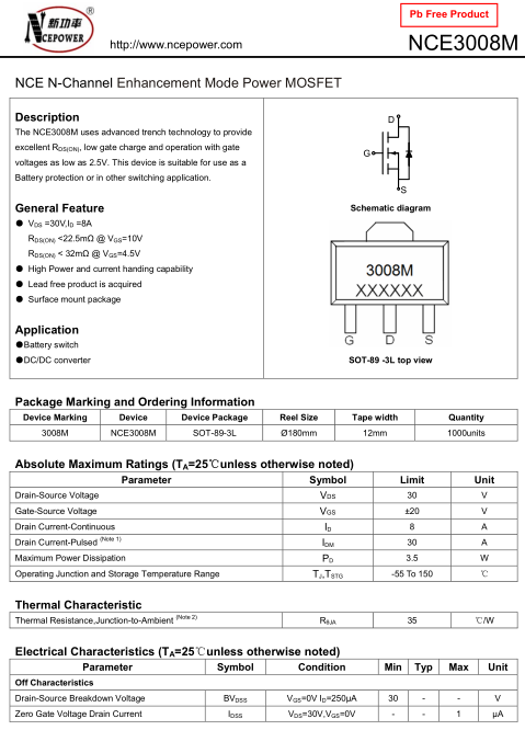 NCE3008,3008