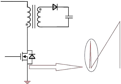 反激電源工作原理-反激電源高壓MOS管尖峰電流來源與減小方法-KIA MOS管