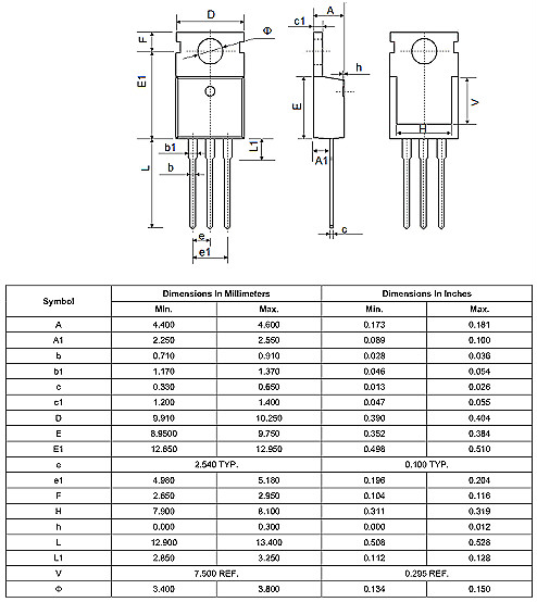 30V50A KIA50N03A NCE3050替代