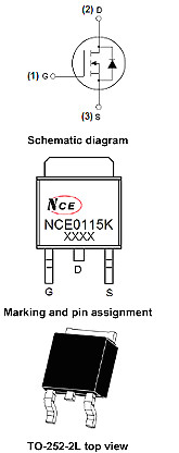 NCE0115K替代MOS管KNX6610A 100V15A