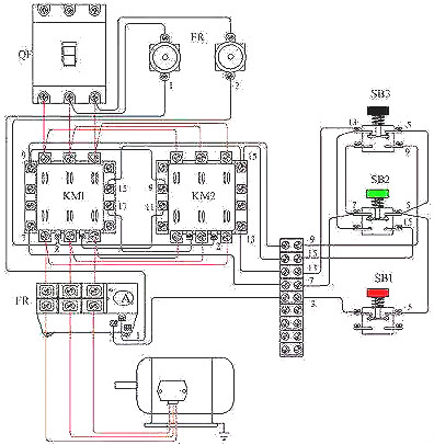 三相異步電動(dòng)機接線(xiàn)圖