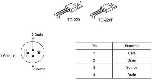 20A 500V場(chǎng)效應管 KNX7150A