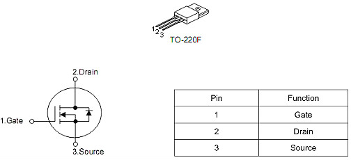 KCX6265A 11A/ 650V TO-220F封裝 N溝道MOS管原廠(chǎng)-KIA MOS管