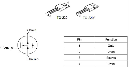 MOS管KNX4890A 9A/900V規格書(shū) 參數 封裝-免費送樣 原廠(chǎng)直銷(xiāo)-KIA MOS管