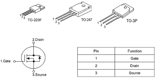 MOS管,20N50,20A/500V