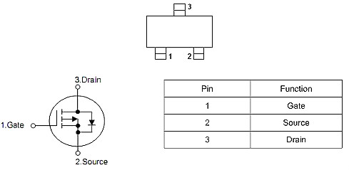 MOS管 -2.6A/-30V KIA3409 P溝道MOS管參數、封裝及價(jià)格-KIA MOS管