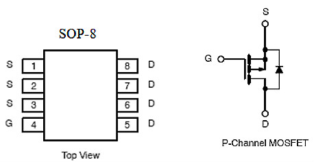 PMOS管-5.3A-30V KIA9435A