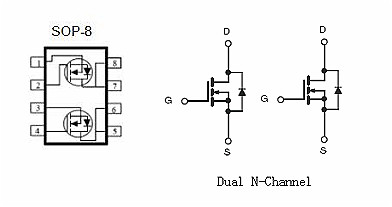 KNE4603A2MOS管 7A30V