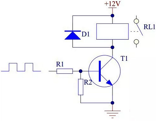 繼電器,晶體管,驅動(dòng)電路