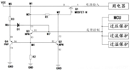 MOS管保護電路知識-MOS管自鎖保護電路功能的制作方法-KIA MOS管