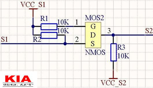 解析一種簡單實(shí)用的雙向電平轉(zhuǎn)換電路3.3V-5V工作狀態(tài)-KIA MOS管