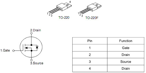 7n80場(chǎng)效應管參數