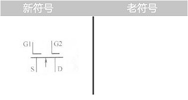 場(chǎng)效應管的符號