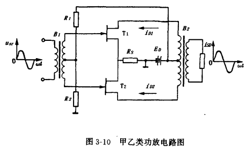 雙場(chǎng)效應管推挽功率放大器