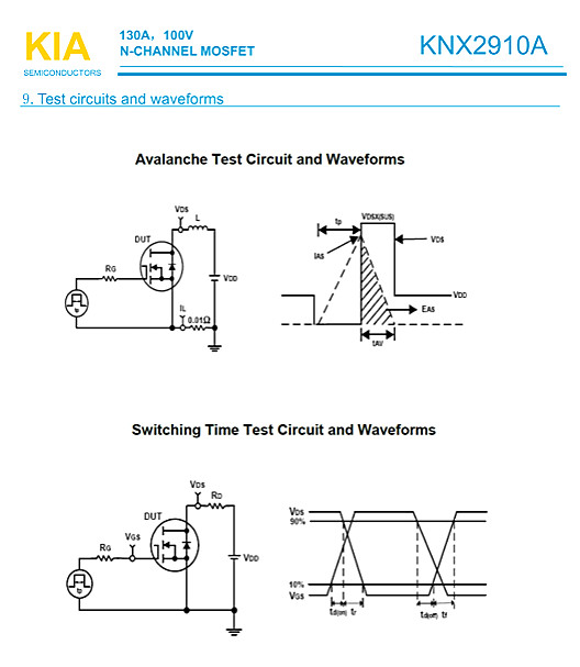 100V130A|KNX2910A中文資料