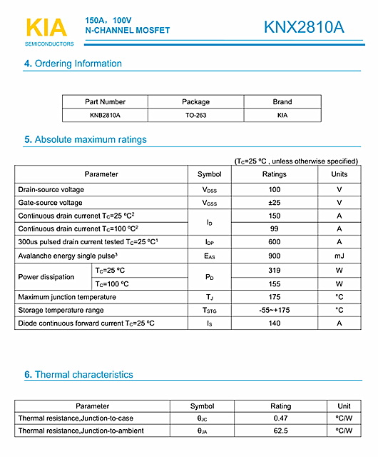 100V150A參數規格