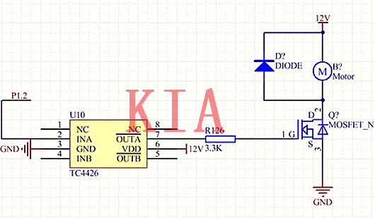 如何給MOS管柵極或三極管基極連接下拉電阻？-KIA MOS管