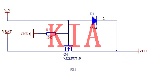 MOS管應用之雙電源自動(dòng)切換電路分享-KIA MOS管