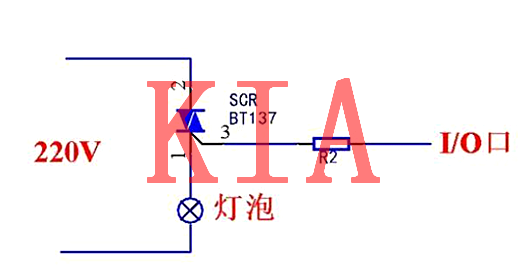 三極管MOS管單片機控制交流電通斷電路圖解-KIA MOS管