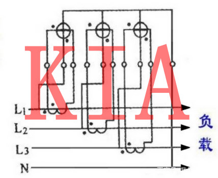 三相四線(xiàn)電表接線(xiàn)圖