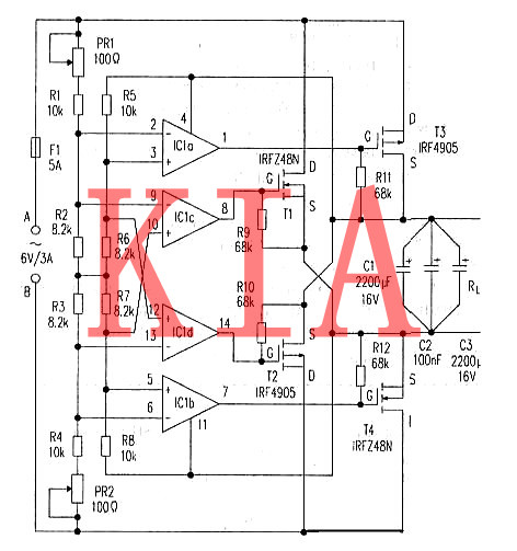 場(chǎng)效應管橋式整流電源分享-KIA MOS管