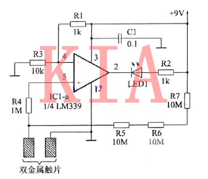 觸摸開(kāi)關(guān) 電路圖