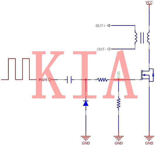 MOS驅(qū)動感性負(fù)載-PWM電路分析-KIA MOS管