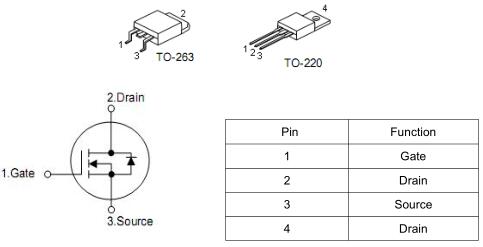 80V?160A?低壓MOS管 KNX2708A 現(xiàn)貨直銷 國產(chǎn)品牌-KIA MOS管