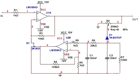 自動(dòng)增益控制 AGC 結型場(chǎng)效應管