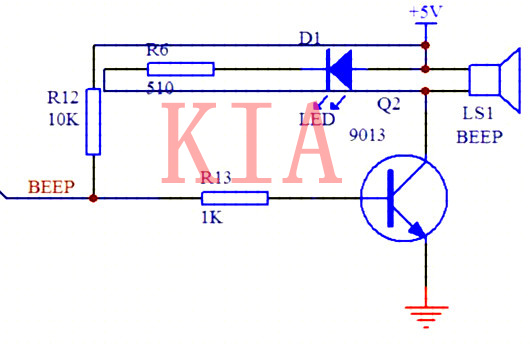 蜂鳴器驅動(dòng)電路圖