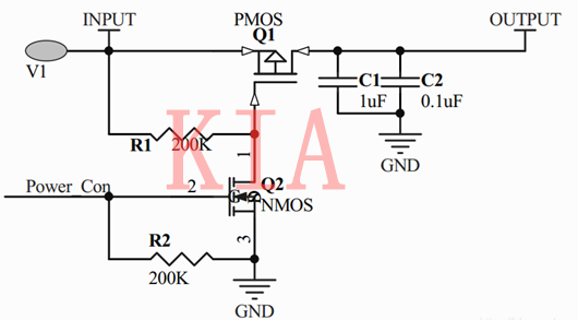 PMOS 電源開關(guān)