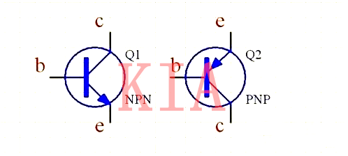 PNP和NPN三極管的開(kāi)關(guān)電路分析-KIA MOS管