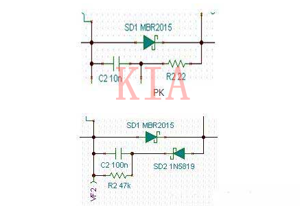 整流二極管尖峰吸收電路的設(shè)計(jì)對(duì)比|必看-KIA MOS管