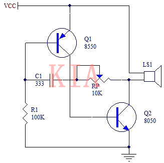 雙管自激振蕩電路