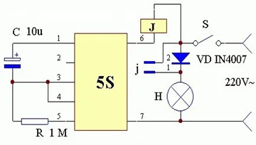 延時(shí)開(kāi)關(guān) 電路