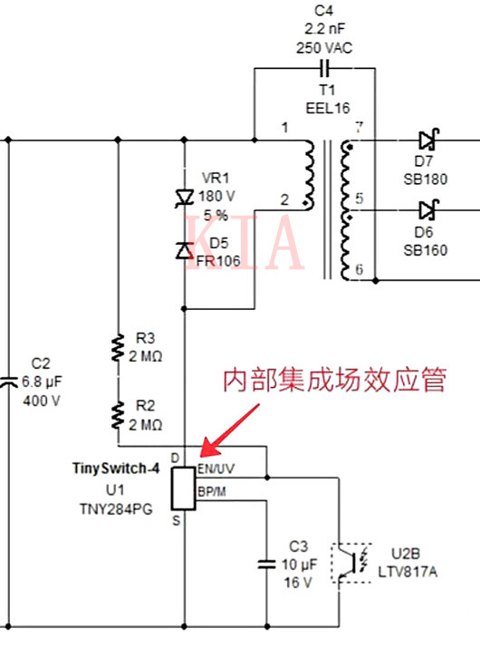 開(kāi)關(guān)電源 場(chǎng)效應管