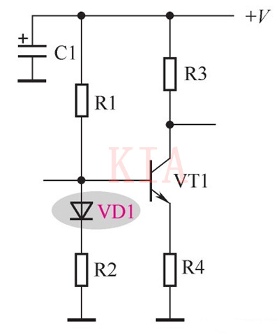 二極管溫度補(bǔ)償電路原理及故障處理-KIA MOS管