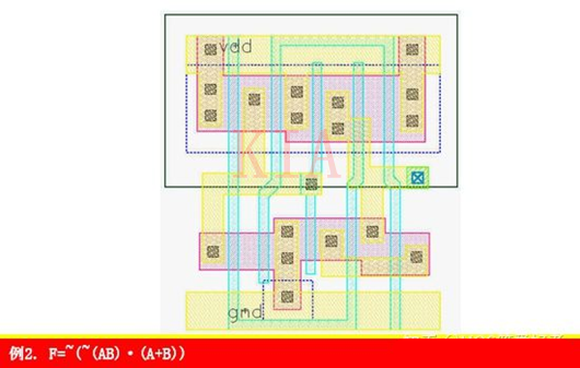 多級(jí)CMOS版圖